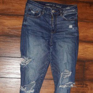 American Eagle Distressed Jeggings